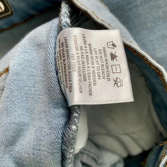 Denim 4 US Skinny Jeans Embroidered Snake and Roses Size 9 NEW - Picture 7 of 8